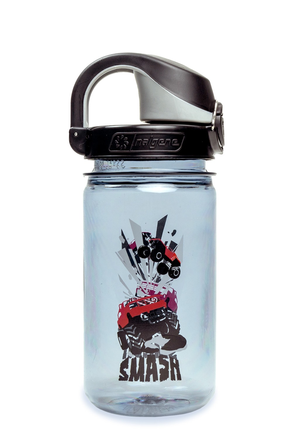 Nalgene product detail: 12oz On-The-Fly Kids Lock-Top Bottle with Graphics P6 — 12oz On-The-Fly Kids Lock-Top Bottle with Graphics