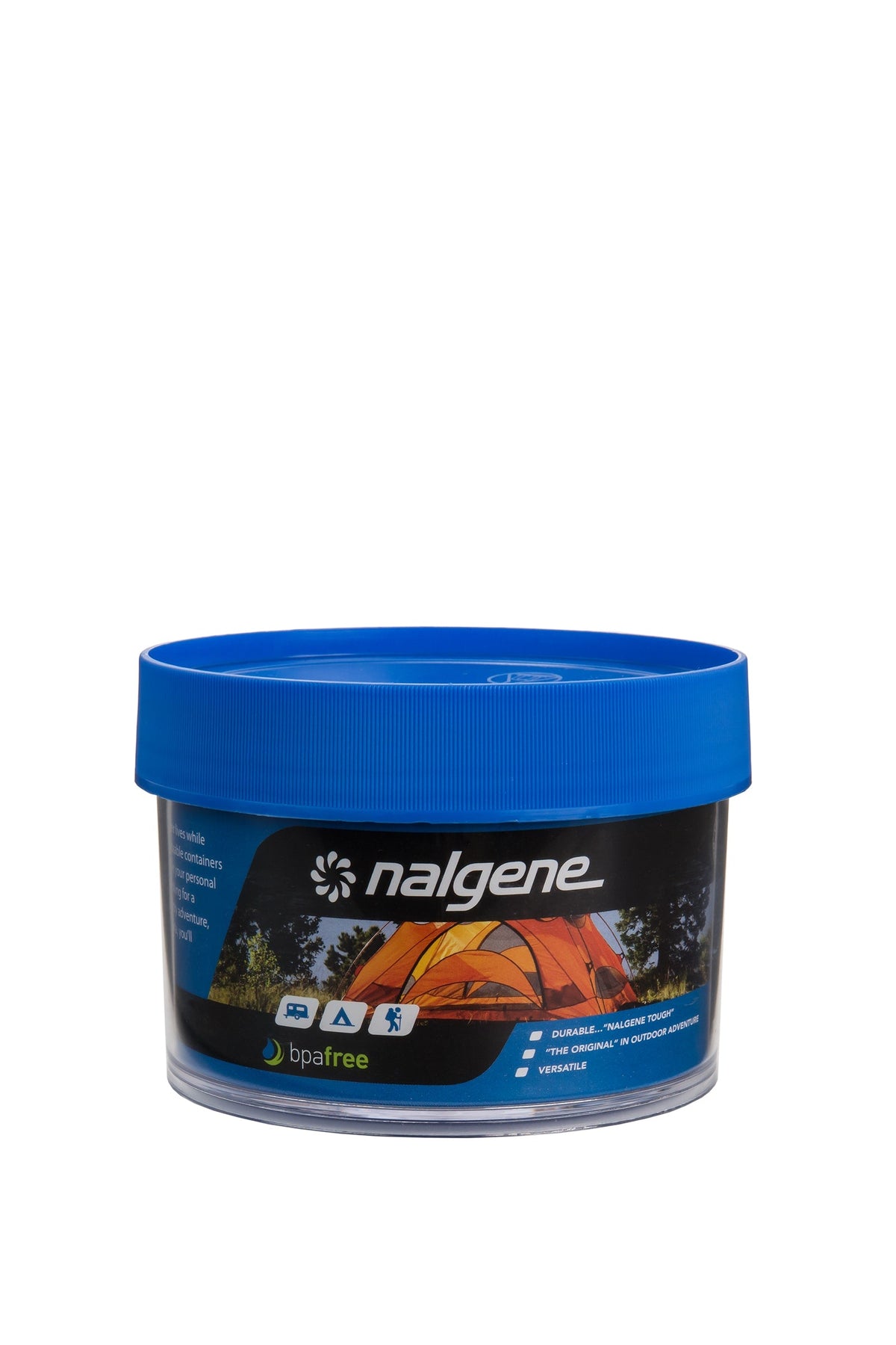 Nalgene product image: 16oz Storage Jar – Blue Lid D4 — 16oz Storage Jar – Blue Lid