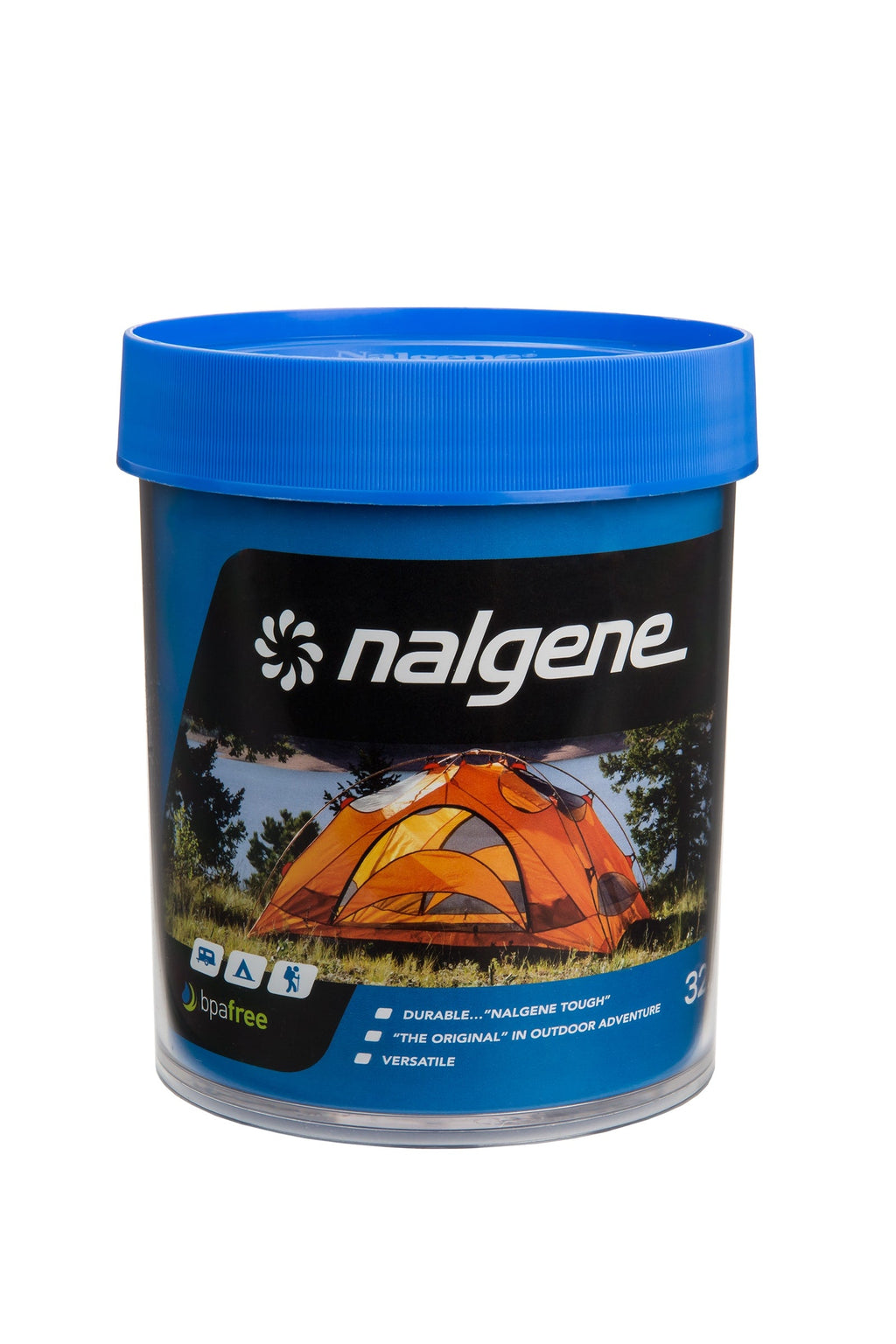 Nalgene product image: 32oz Storage Jar – Blue Lid X3 — 32oz Storage Jar – Blue Lid