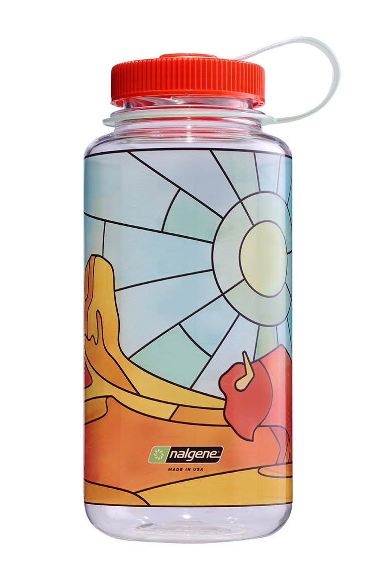Nalgene product image: 32oz Wide Mouth Stained Glass Print Bottles I8 — 32oz Wide Mouth Stained Glass Print Bottles