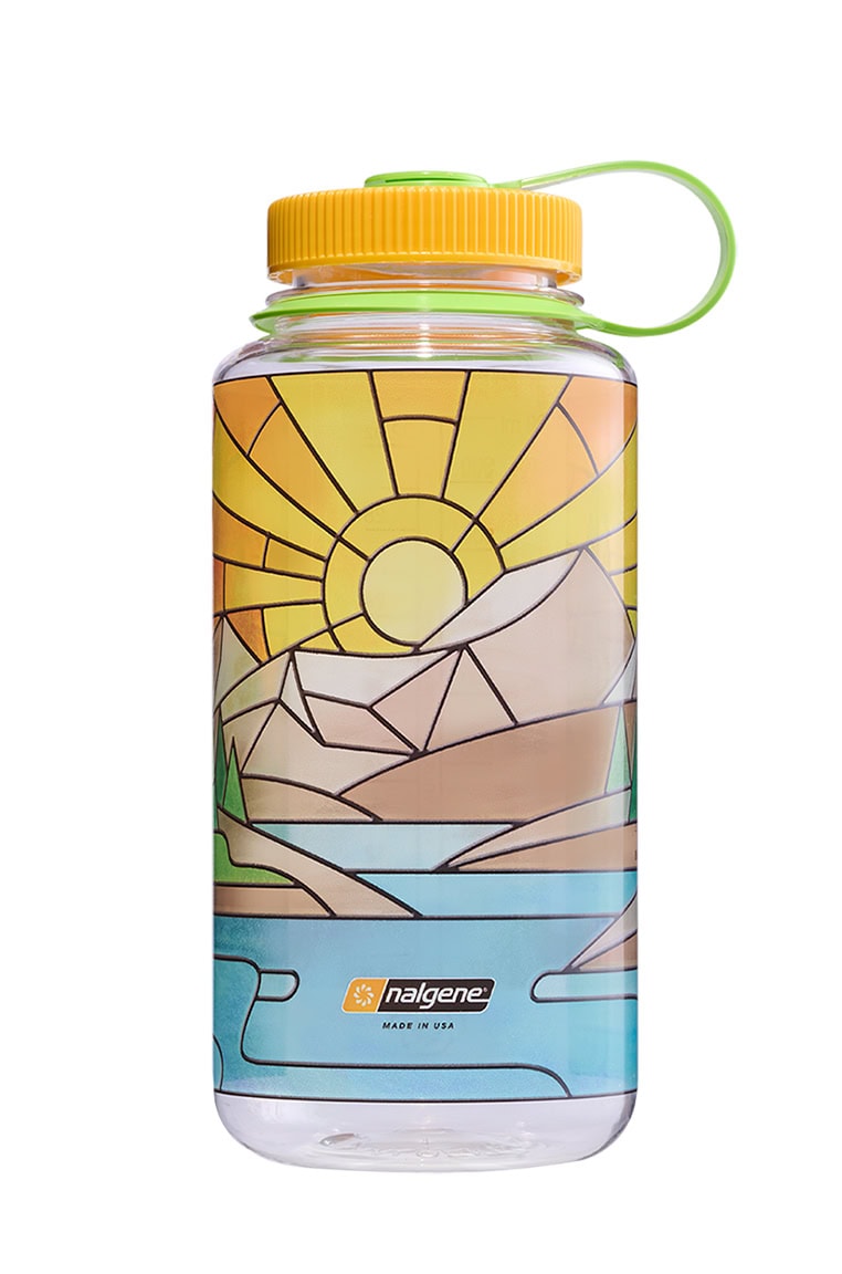 Nalgene product detail: 32oz Wide Mouth Stained Glass Print Bottles I8 — 32oz Wide Mouth Stained Glass Print Bottles