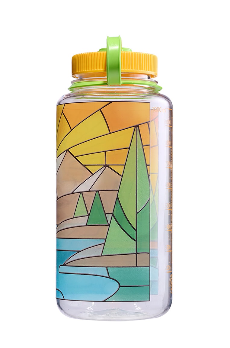 Nalgene product image: 32oz Wide Mouth Stained Glass Print Bottles I8 — 32oz Wide Mouth Stained Glass Print Bottles