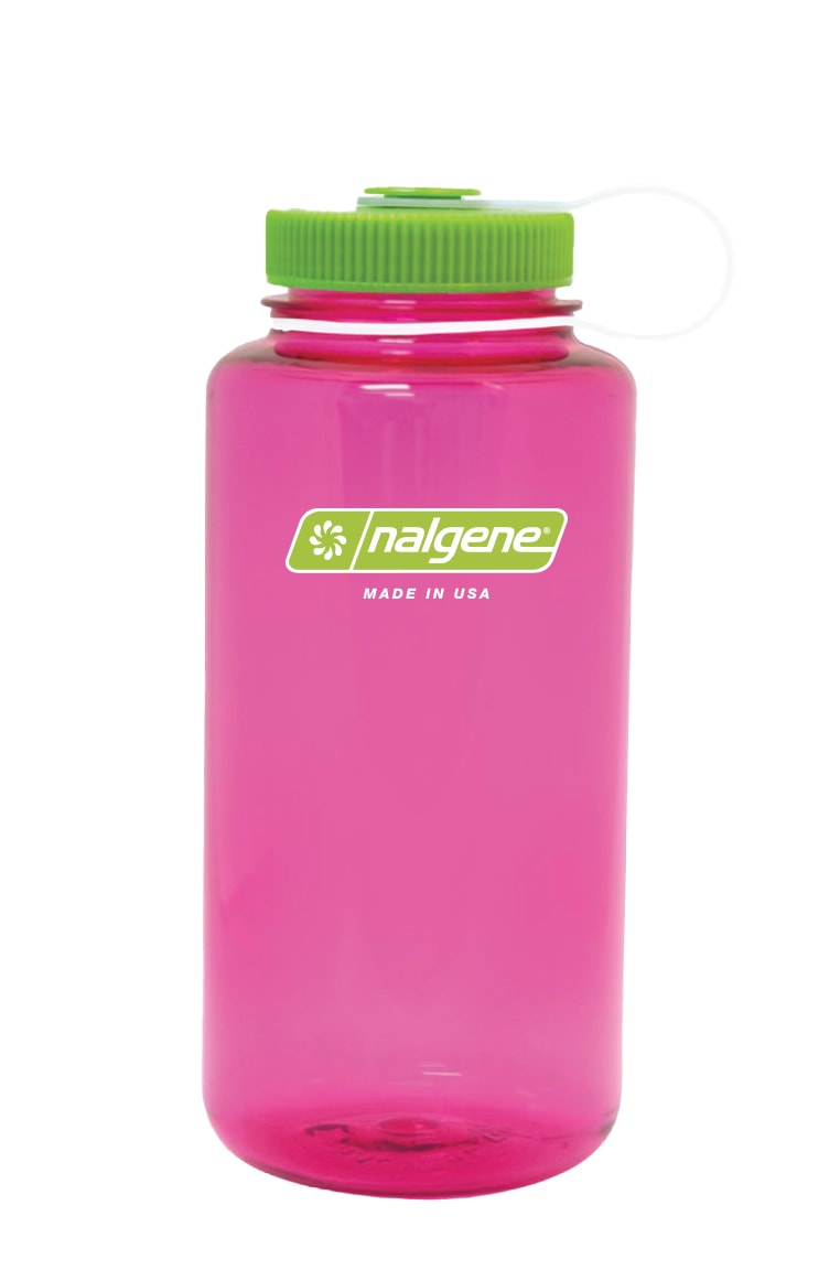 Nalgene product detail: 32oz Wide Mouth Becca Pink Bottle M2 — 32oz Wide Mouth Becca Pink Bottle