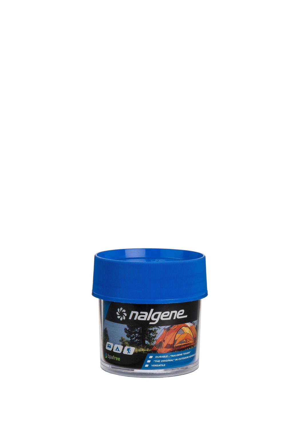 Nalgene product image: 4oz Storage Jar – Blue Lid X7 — 4oz Storage Jar – Blue Lid