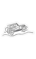 Nalgene product image: SUV Sticker U2 — SUV Sticker