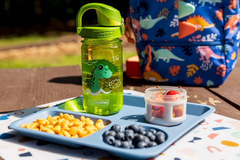 Nalgene product detail: 12oz On-The-Fly Kids Lock-Top Bottle with Graphics A1 — 12oz On-The-Fly Kids Lock-Top Bottle with Graphics