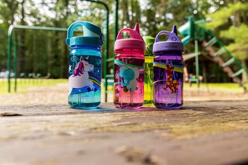 Nalgene product view: 12oz Kids Grip-N-Gulp with Graphics Q1 — 12oz Kids Grip-N-Gulp with Graphics