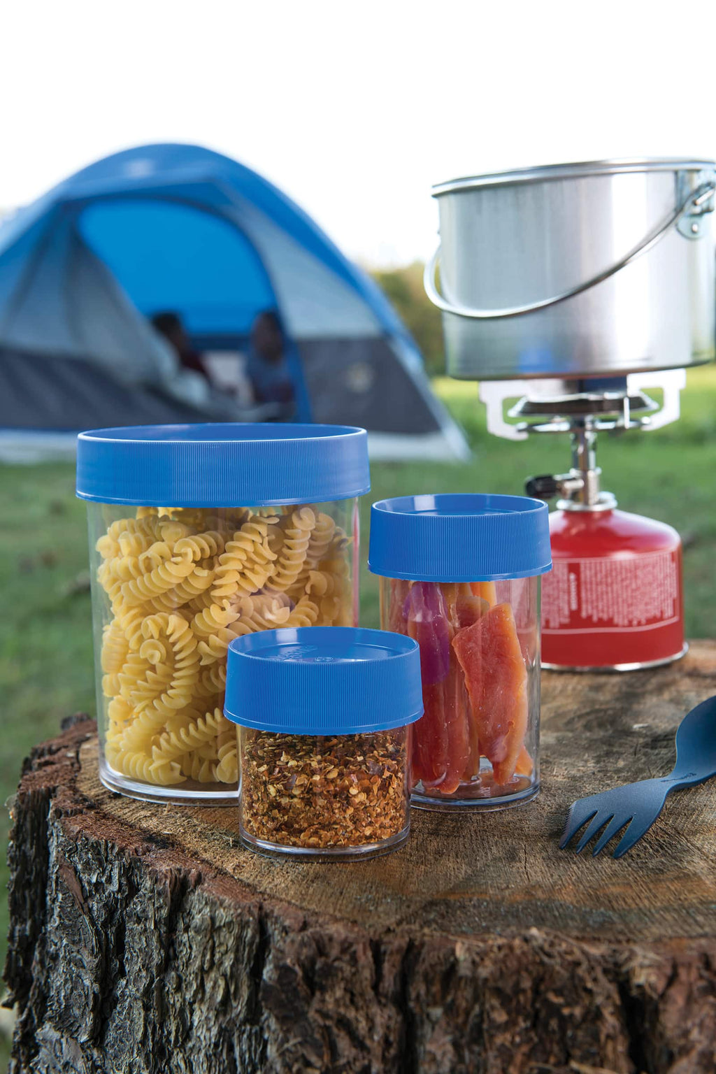 Nalgene product image: 32oz Storage Jar – Blue Lid Y8 — 32oz Storage Jar – Blue Lid