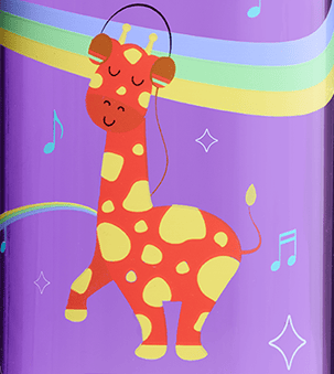 Nalgene product view: 12oz Kids Grip-N-Gulp with Graphics M0 — 12oz Kids Grip-N-Gulp with Graphics