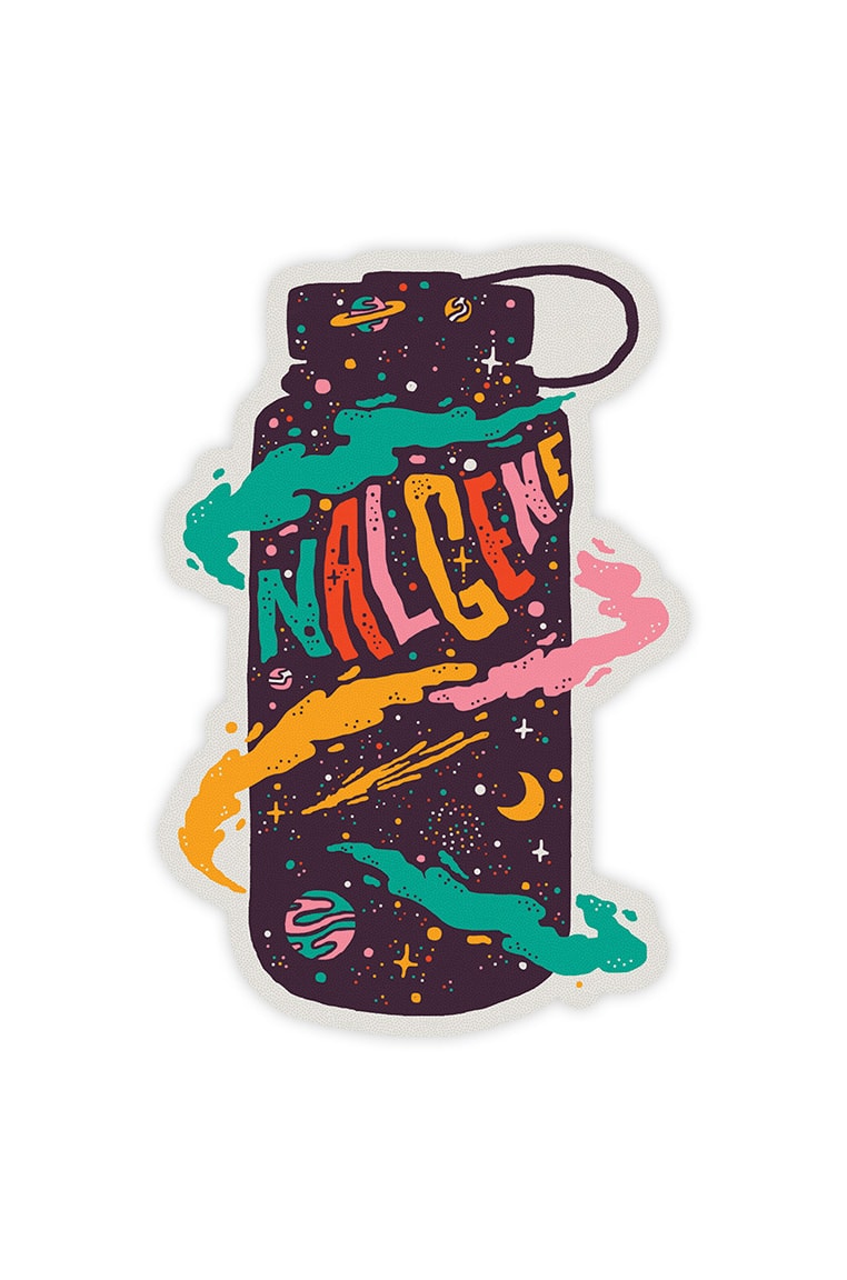 Galactic Nalgene Sticker — Galactic Nalgene Sticker B3