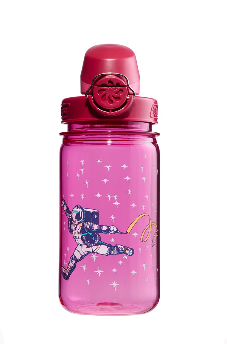 Nalgene product image: 12oz On-The-Fly Kids Lock-Top Bottle with Graphics A1 — 12oz On-The-Fly Kids Lock-Top Bottle with Graphics